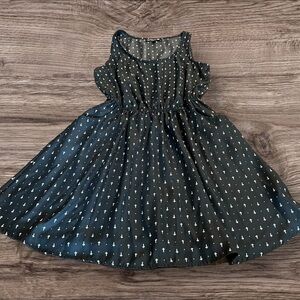 Cotton On Sleeveless Scoop Neck Summer Mini Dress Black Cross Print Size XS